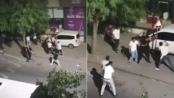 Akrabalar arasında sopalı bıçaklı silahlı kavga: Çok sayıda yaralı var
