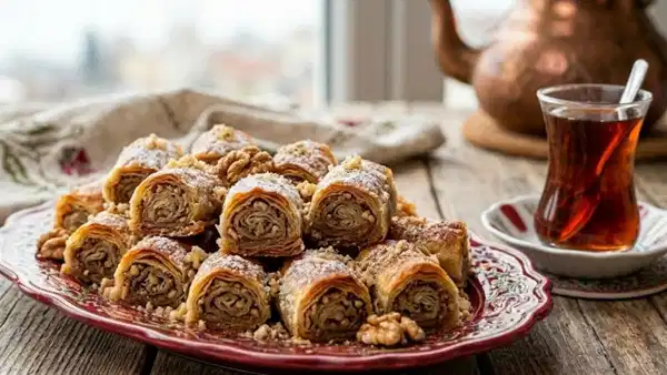 Bayram sofralarına pratik ve hafif dokunuş: Kuru baklava tarifi