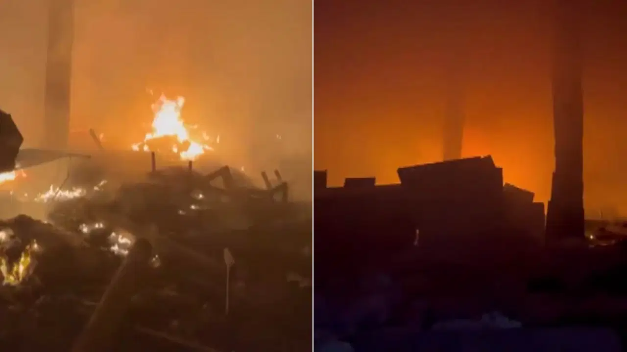 Kahramanmaraş’ta çırçır fabrikasında yangın!