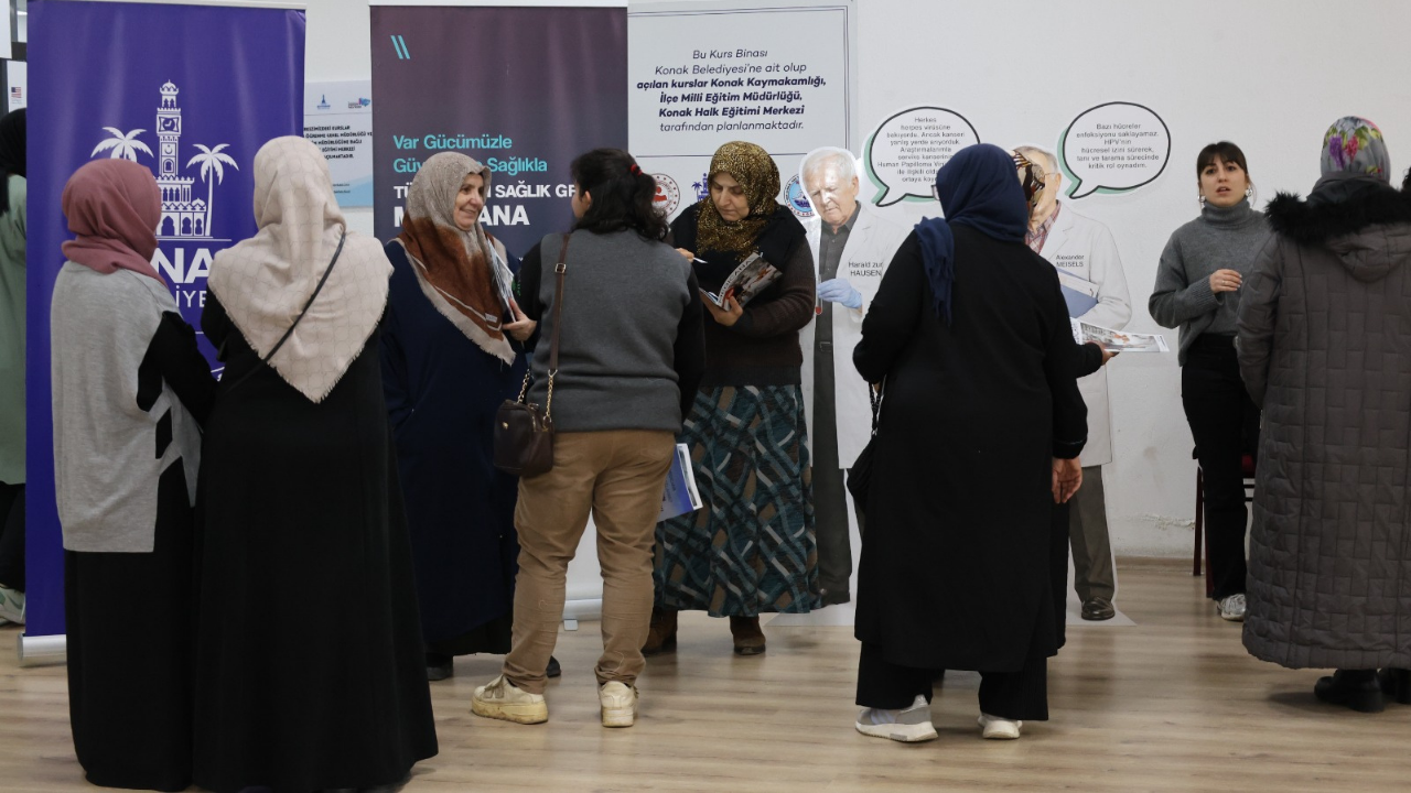 Konak’ta rahim ağzı kanserine karşı bilimsel farkındalık