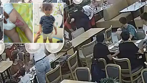 Restorandaki ’tereyağı şovu’ 2 yaşındaki Mercan'ı 