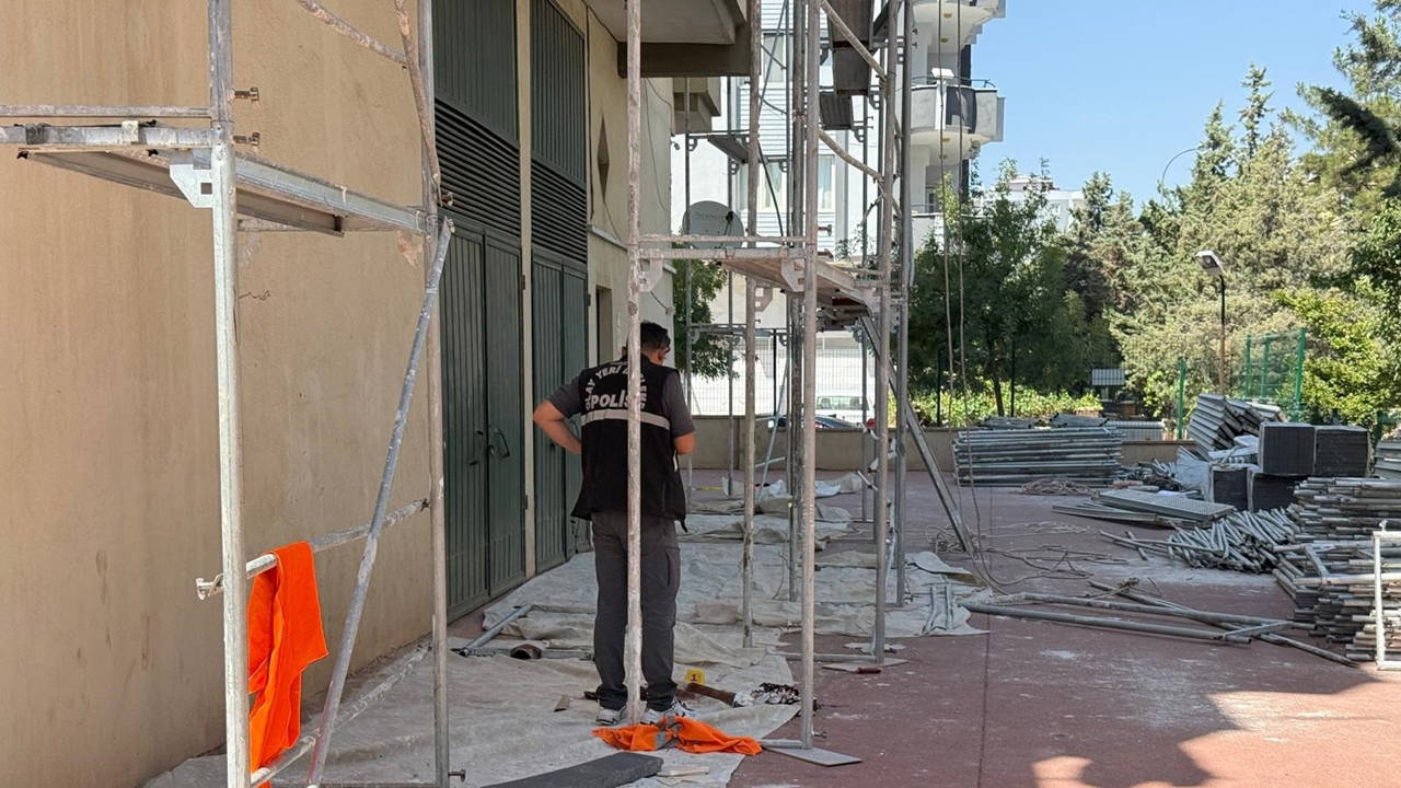 Gaziantep'te iş cinayeti: İskeleden düşen işçi öldü
