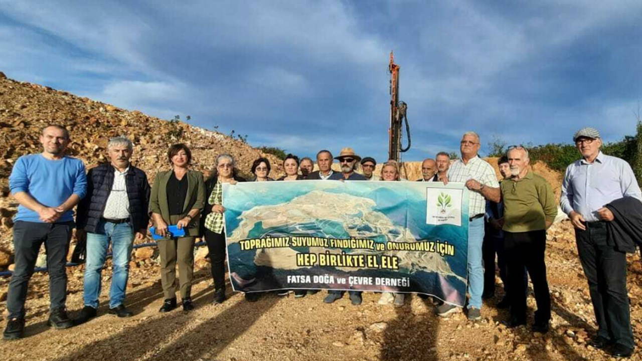 Fatsa'da altın madenine tepki...  ORÇEV Başkanı: 'Burada ne ruhsat var ne de geçerli bir ÇED izni!'