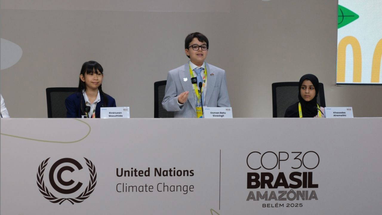 51Talk, Türkiye'den 12 yaşındaki Osman Batu'yu COP30 sahnesine taşıdı