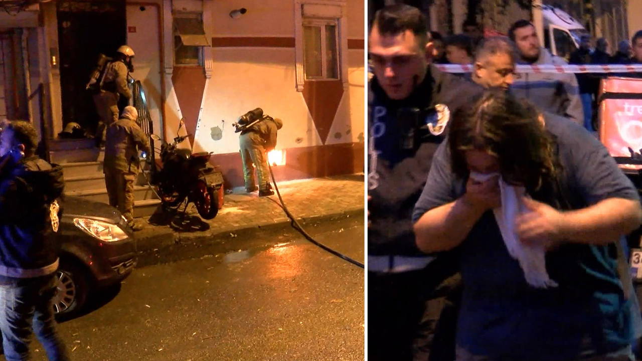 Küçükçekmece'de korkutan yangın: 1'i bebek 2 çocuk 6 kişi kurtarıldı