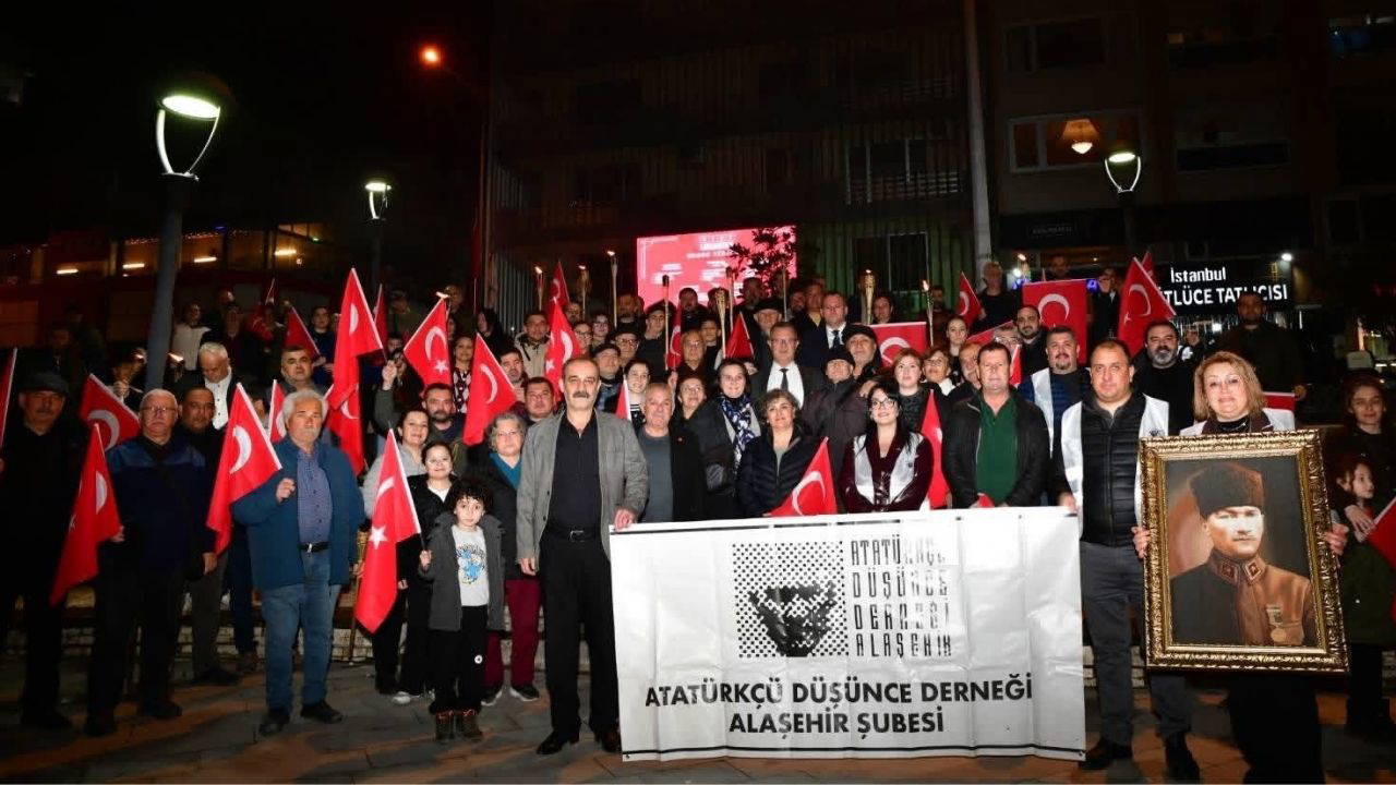 Atatürk’ün Alaşehir’e gelişinin 103. yılı coşkuyla kutlandı
