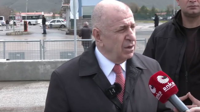 Ümit Özdağ, Tanju Özcan'ı Sincan Cezaevi'nde ziyaret etti