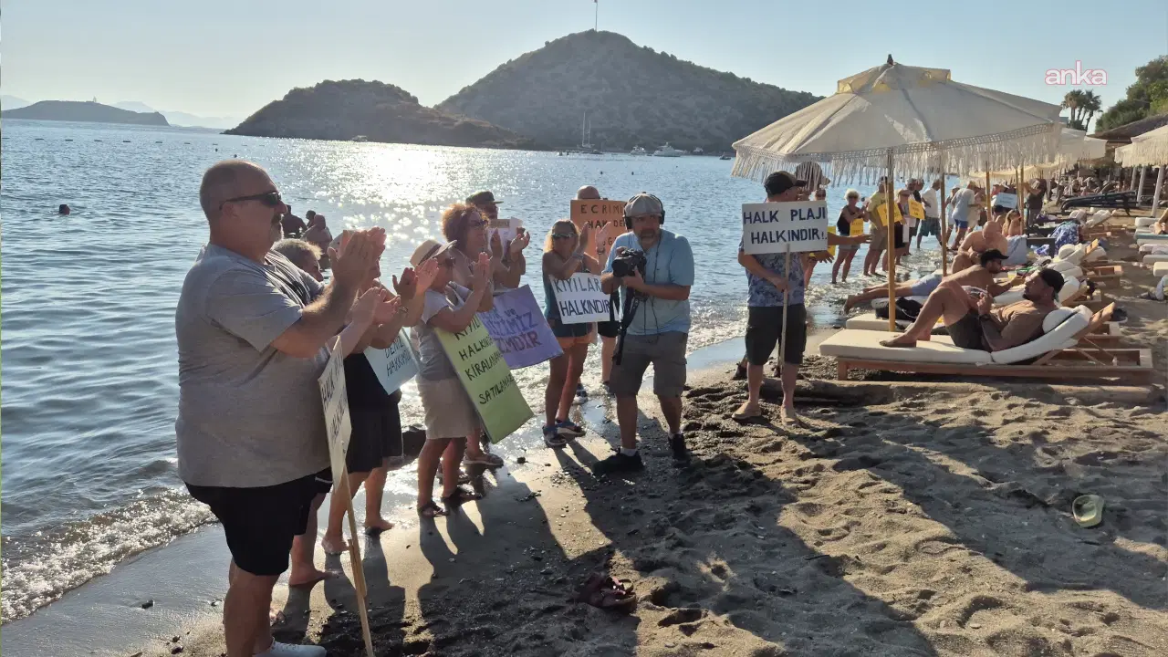 Bodrum’da 'kıyılardan eşit ve özgürce yararlanma hakkı' eylemi