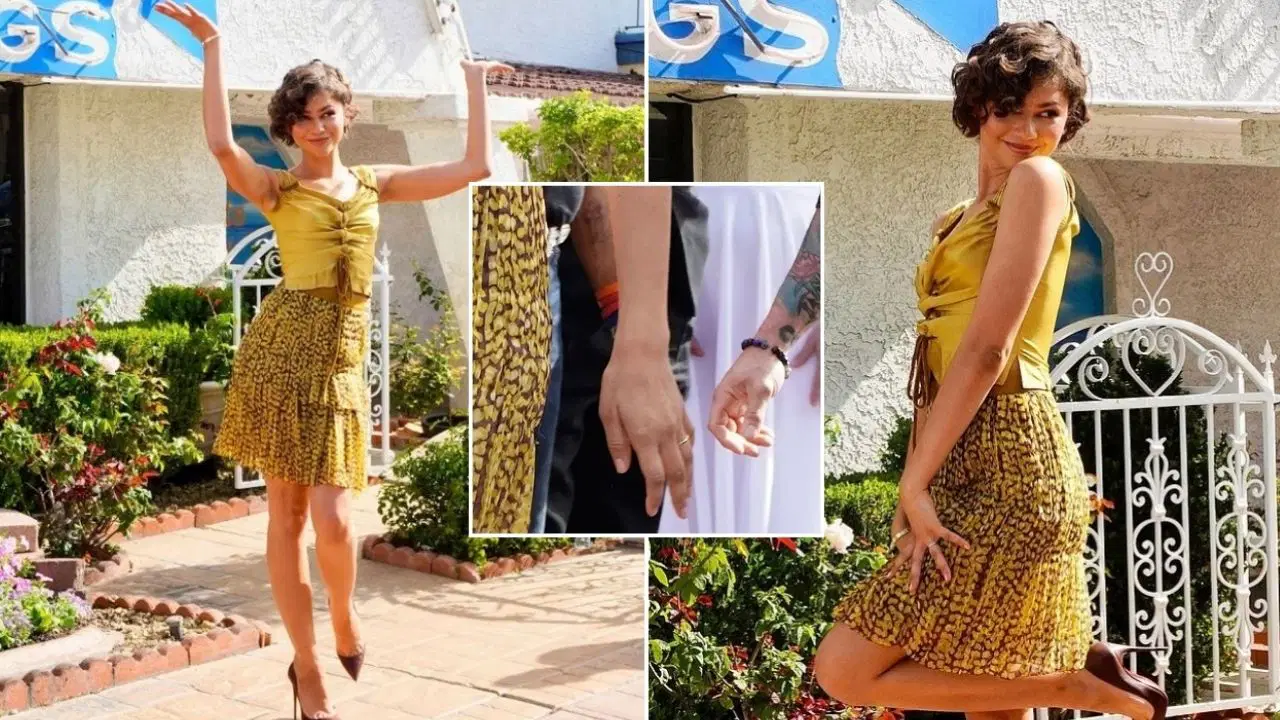 Tom Holland ile evlendikleri iddia edilmişti: Zendaya parmağında alyansla görüntülendi!