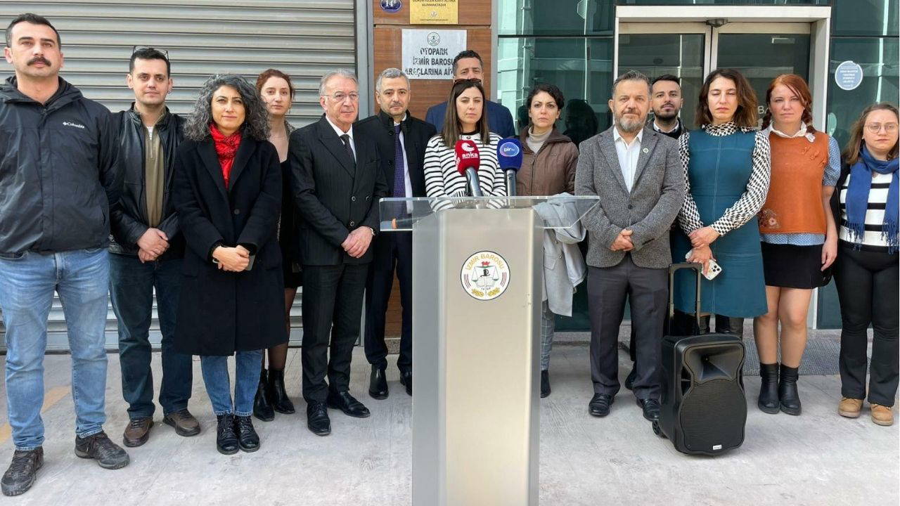 İzmir Barosu Başkanı Yılmaz: Hak ihlallerinin artık en üst seviyeye çıktığı bir süreci yaşıyoruz