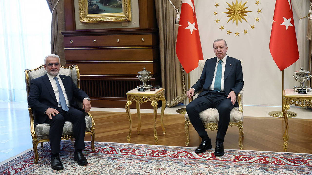 Erdoğan Saray'da HÜDA PAR'ı kabul etti