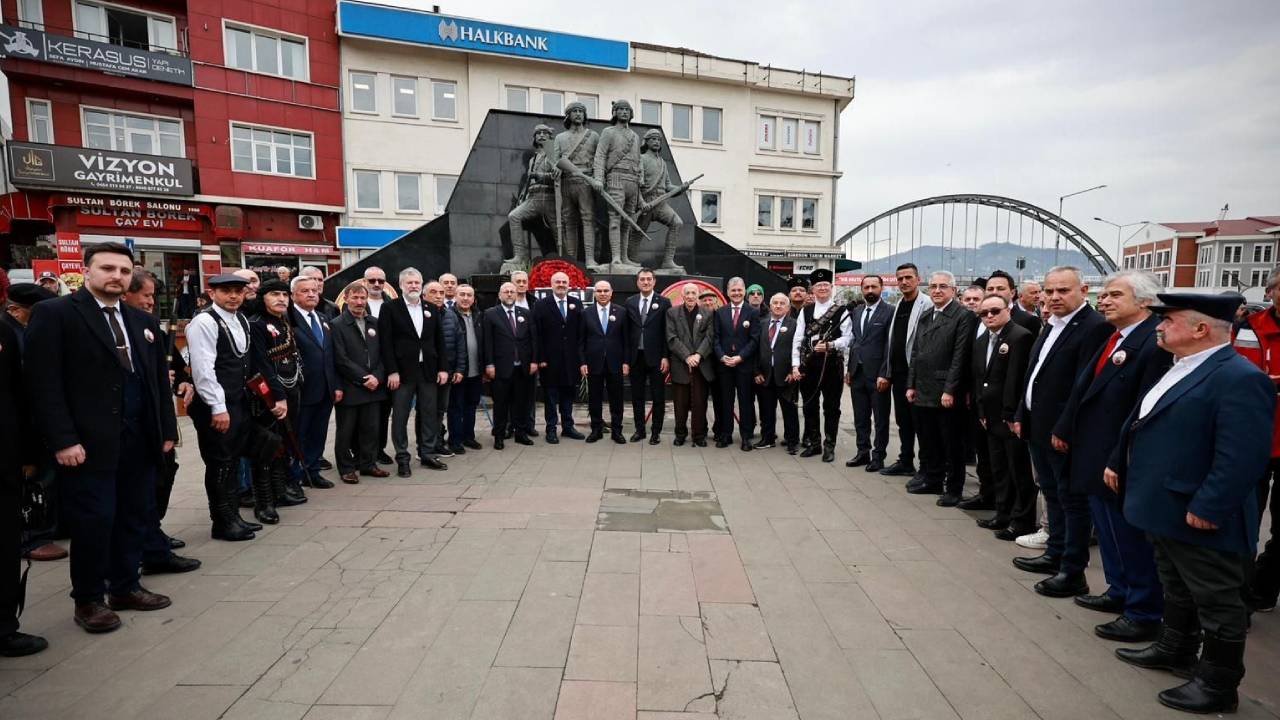 Giresun’da Osman Ağa ve Milli Mücadele Şehitleri için anma töreni