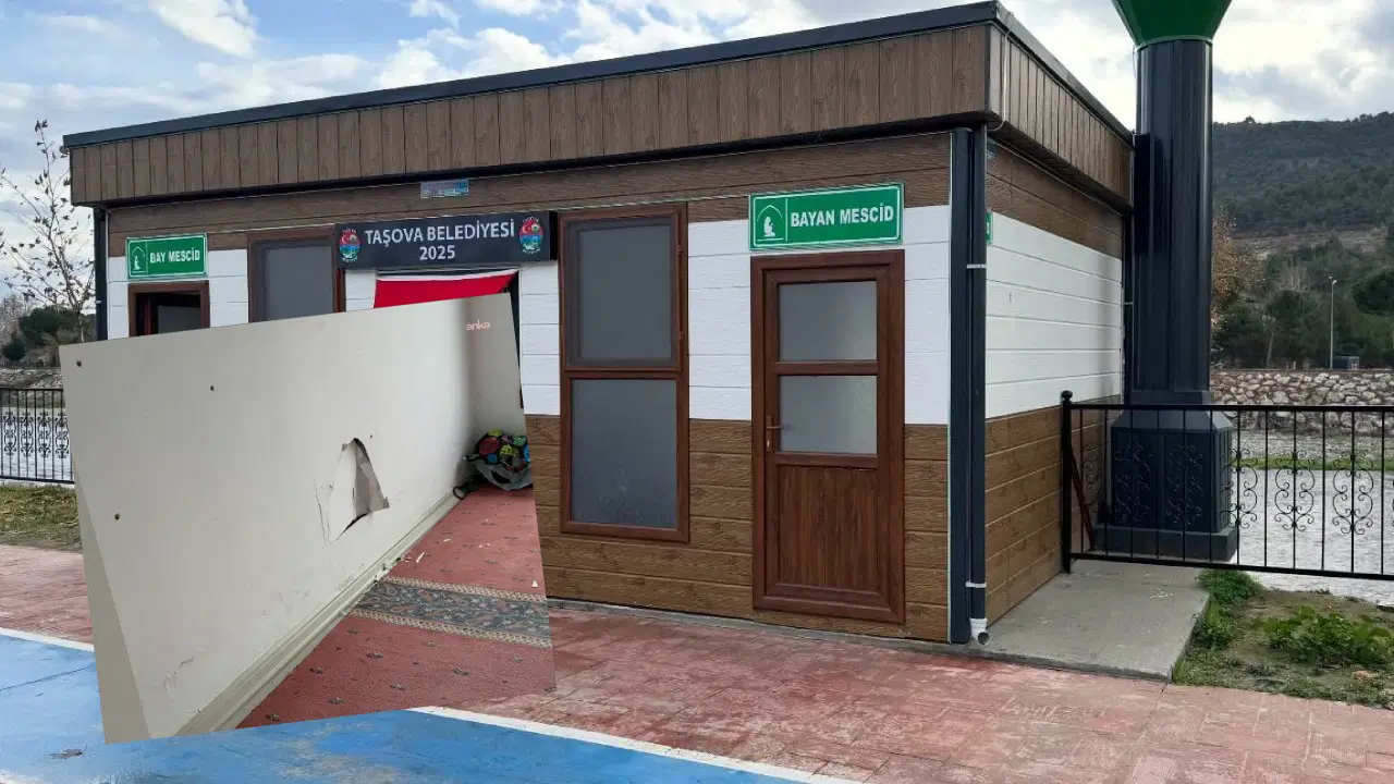CHP'li Taşova Belediyesi'nin yaptırdığı mescide çirkin saldırı