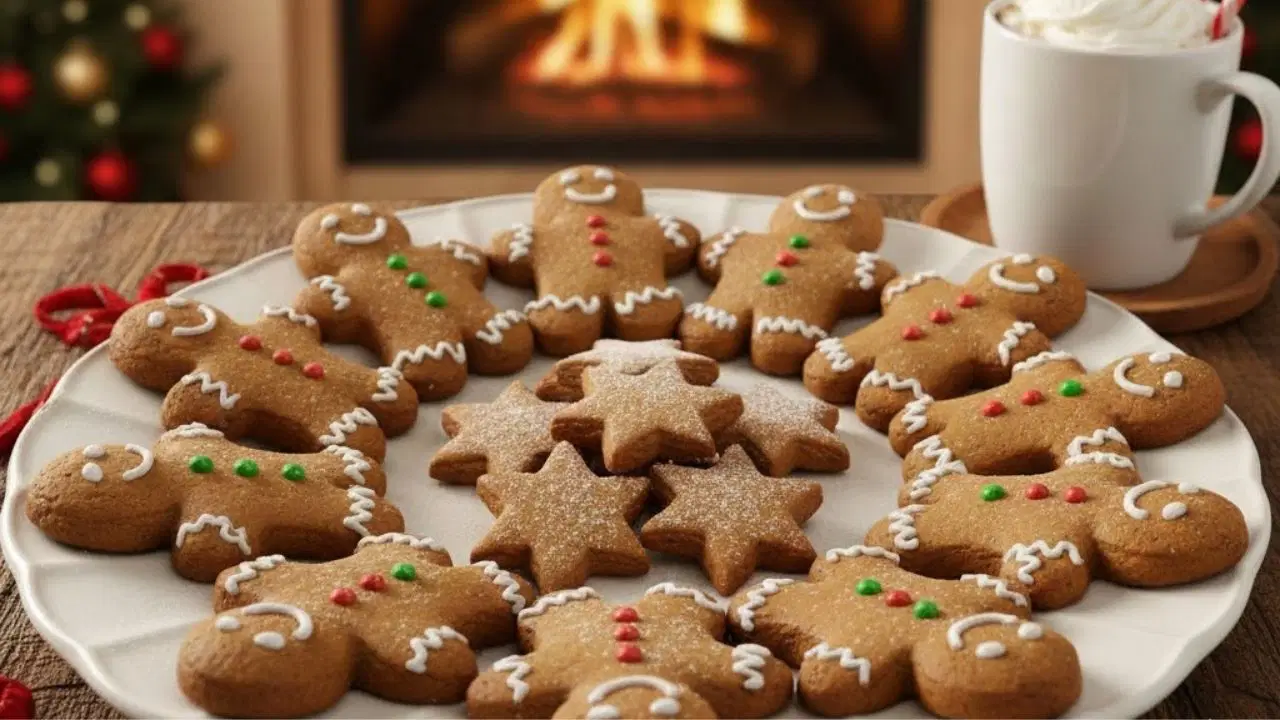 Yılbaşı sofralarının yıldızı :Zencefilli kurabiye adam tarifi