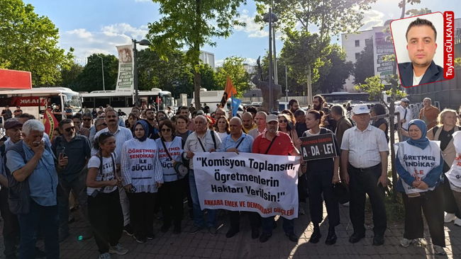 Hakları için mücadeleyi sürdüren öğretmenler isyan etti
