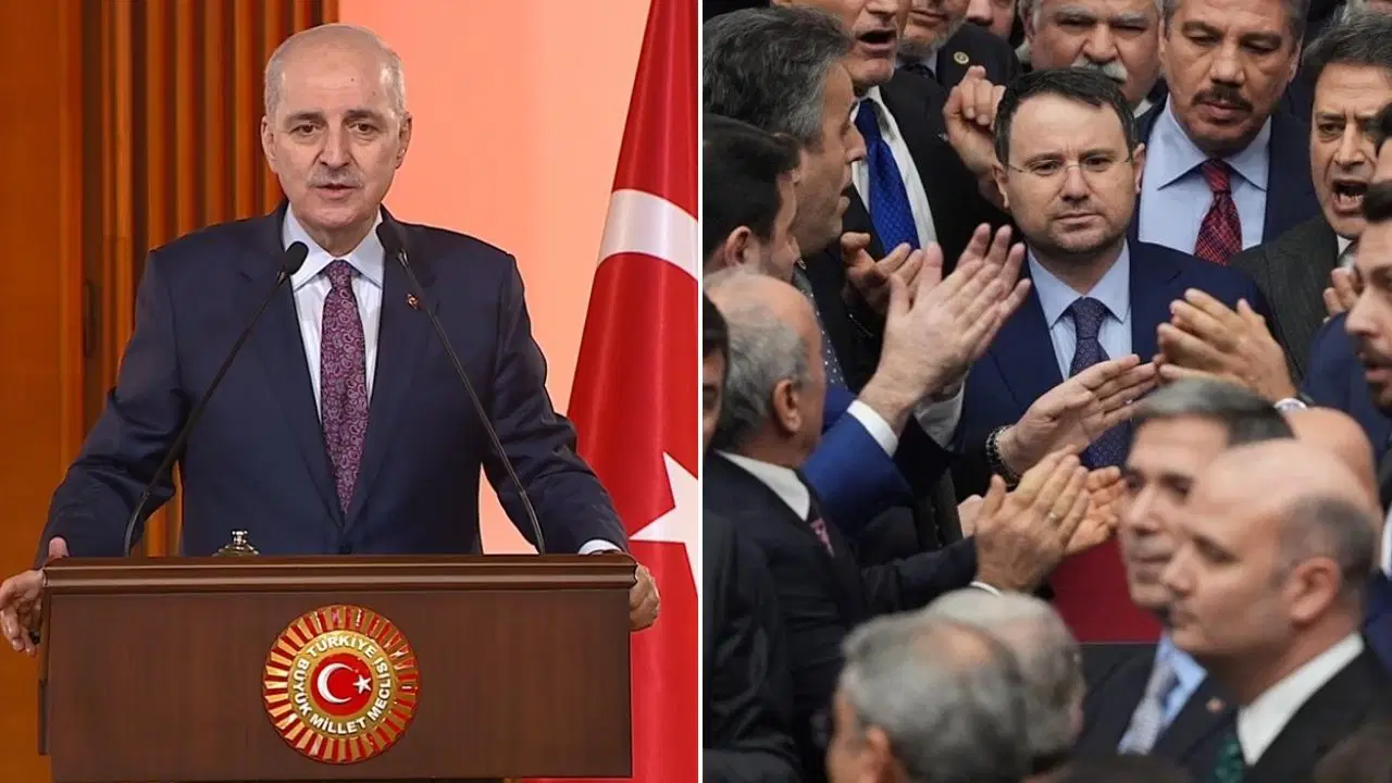 CHP 'Anayasa'ya aykırı' diye protesto etti: Numan Kurtulmuş CHP'nin eylemini 'Anayasa'ya aykırı' buldu