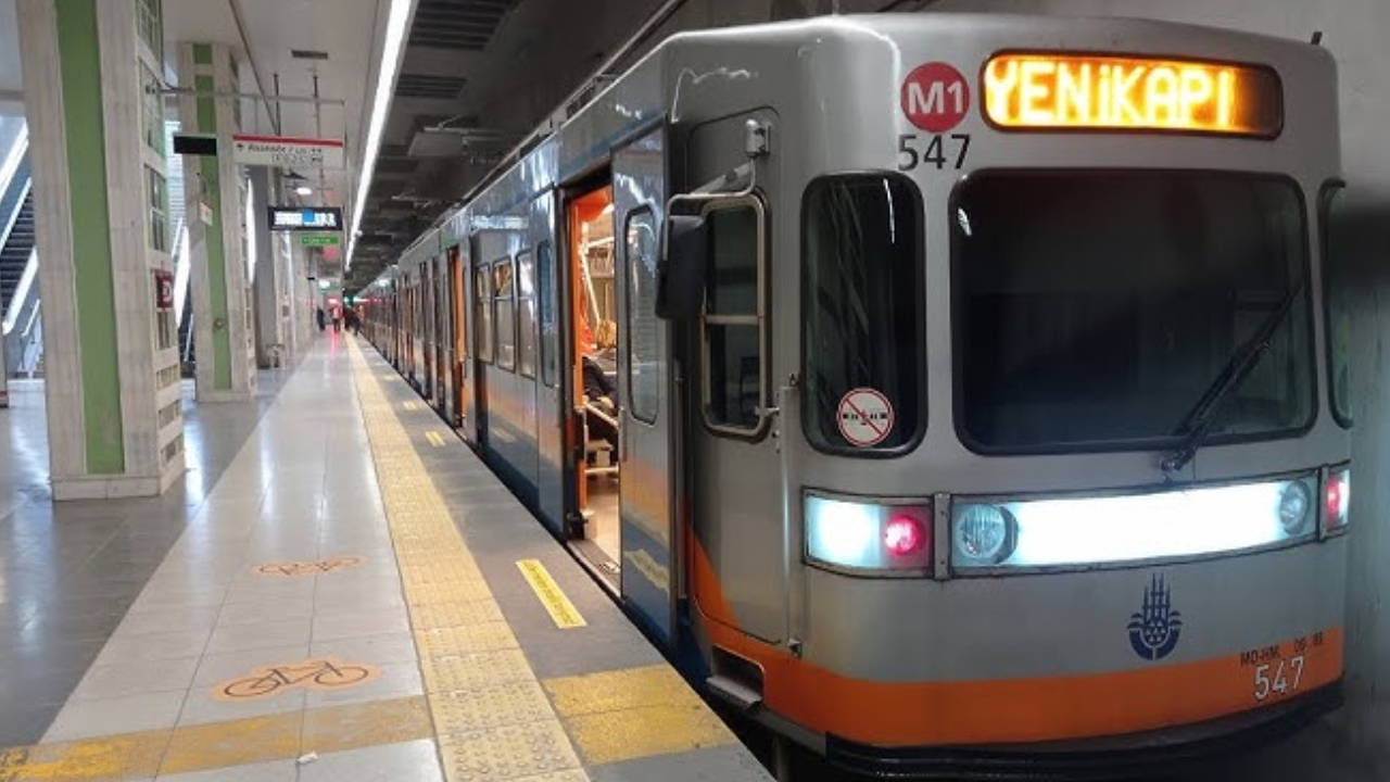M1 metrosunun Yenikapı ve Aksaray durakları kapatıldı