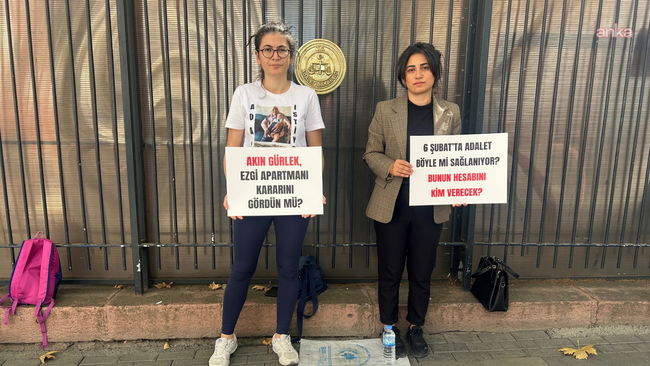 Ezgi Apartmanı kararına Bakanlık önünde tepki sürüyor