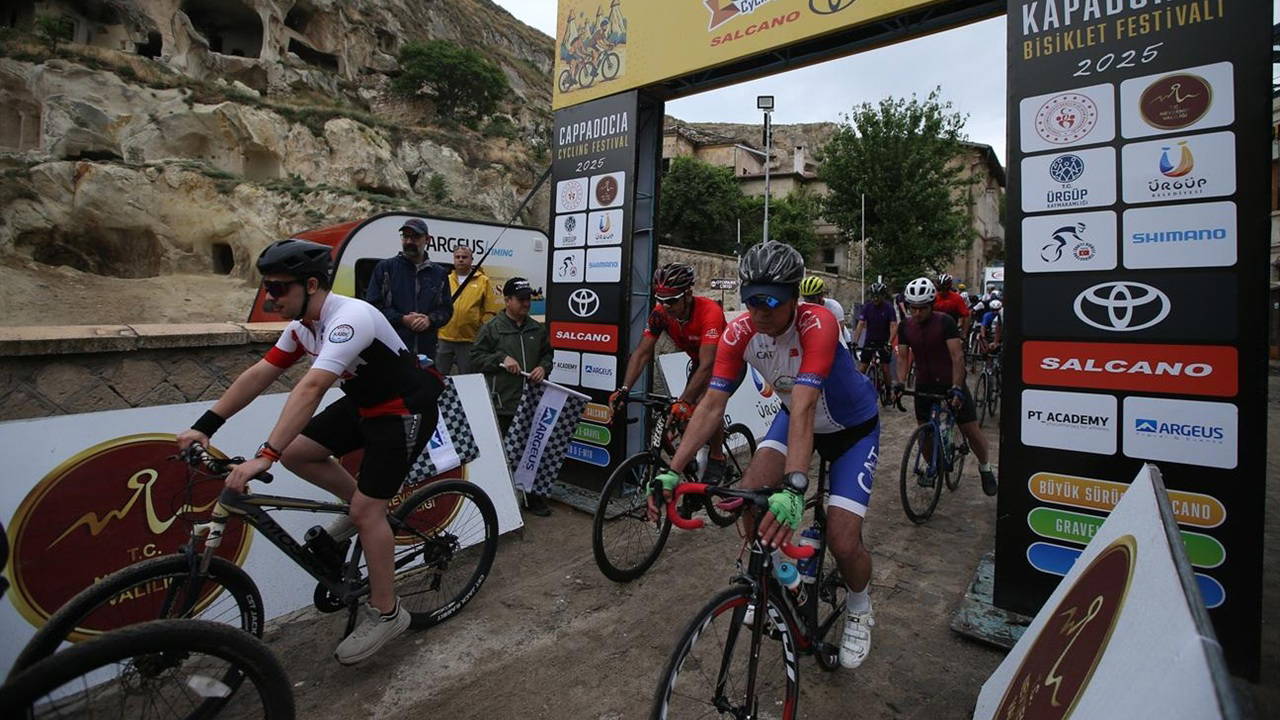 Kapadokya Bisiklet Festivali, büyük sürüş ile start aldı