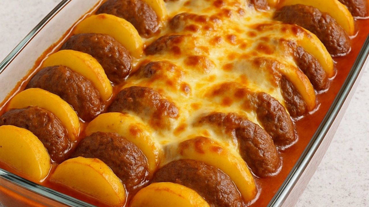 Pratik ve lezzetli: Fırında kaşarlı patates köftesi tarifi