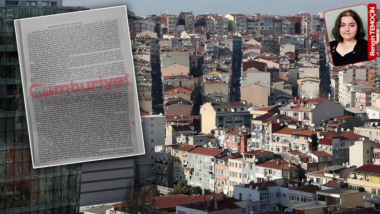 Ümraniye'de apartmanlara 'şeriat' bildirisi: Gericiler, Atatürk Devrimlerini ve laik düzeni hedef aldı!