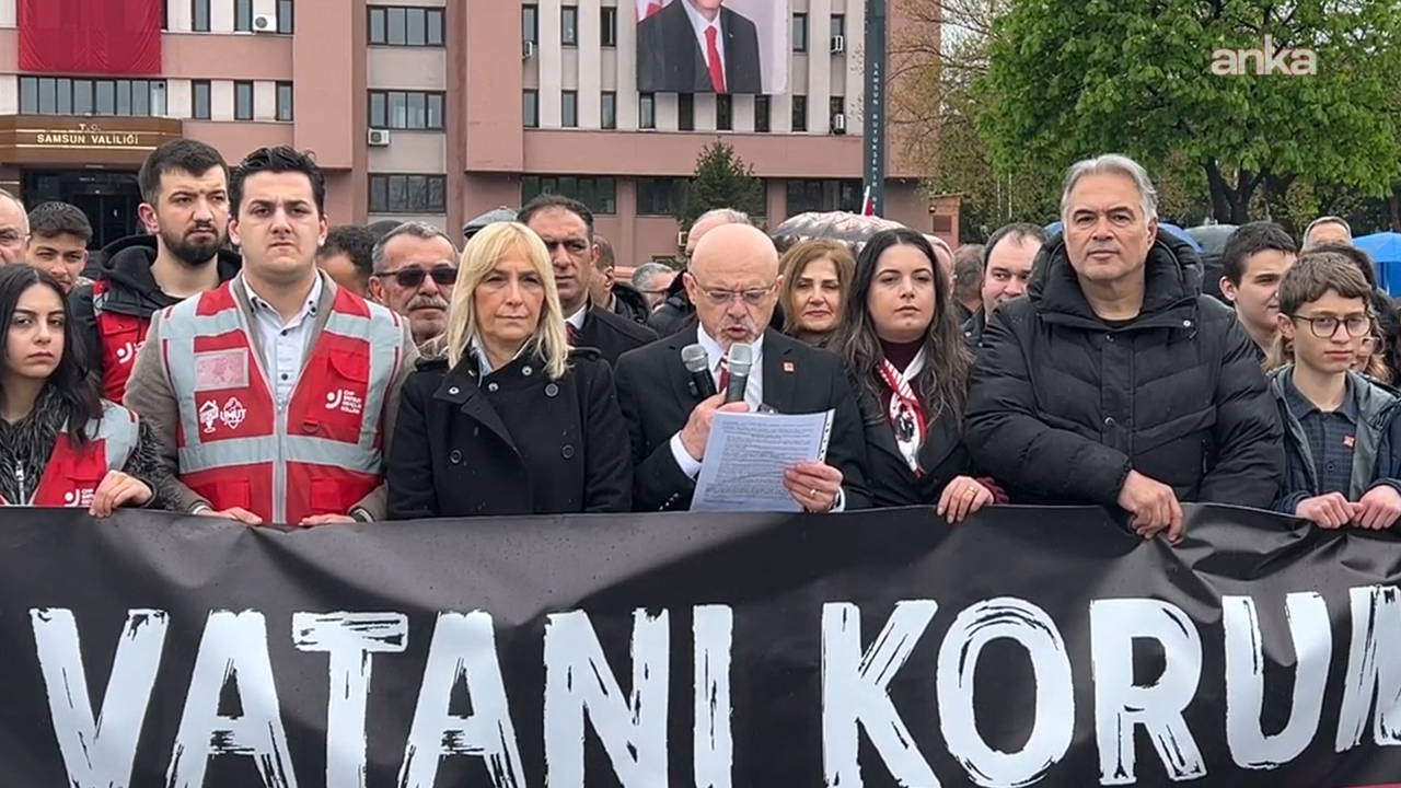 Samsun'da CHP'den '23 Nisan' açıklaması: 'Demokrasi sandıktan çıkan iradeye saygı duymaktır!'