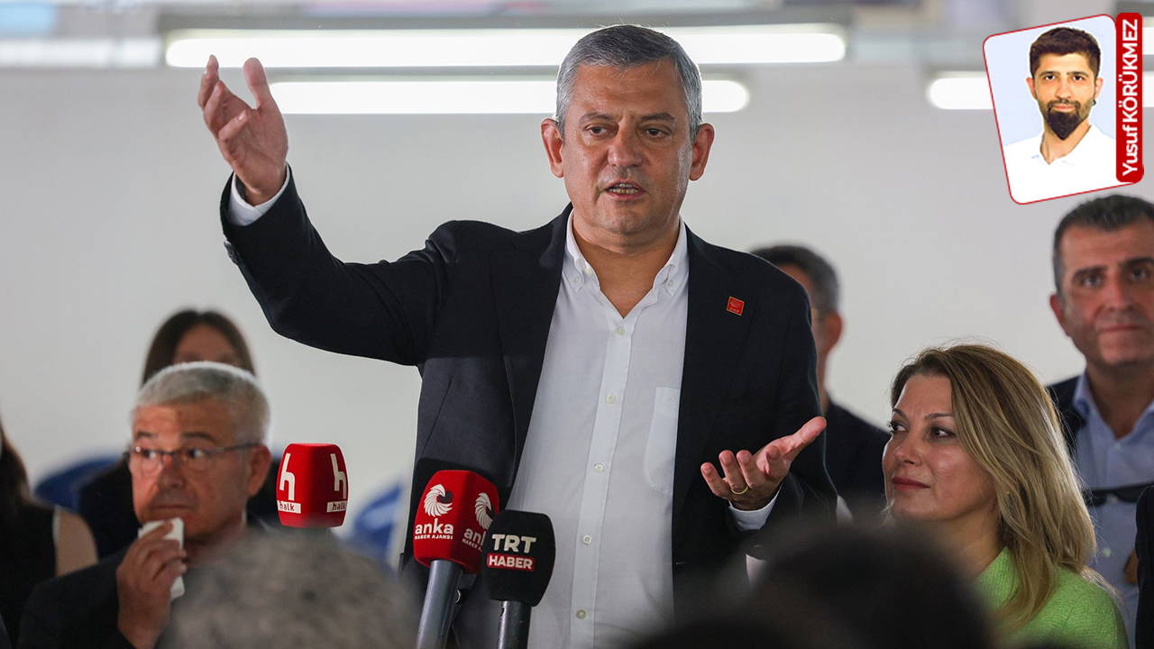 Özgür Özel Denizli'de işçilerle bir araya geldi: 'Sizin havlunun kısa kenarını dikmek yerine, cep telefonlarının çiplerini yerleştirmeniz lazım'