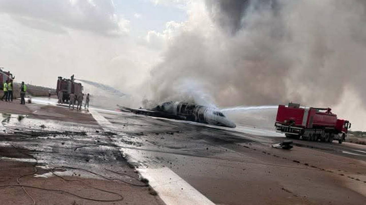 İş insanı Hamdi Akın'ın jeti Libya’da yandı
