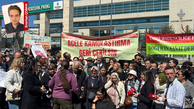 AYM ve Danıştay önünde eylem