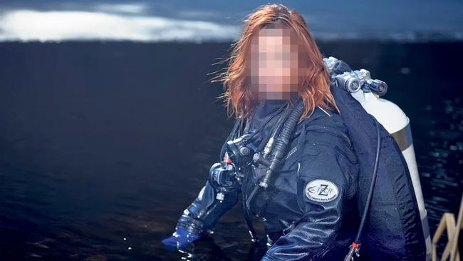 'Dalgıç ekibindeki tek kadın...'