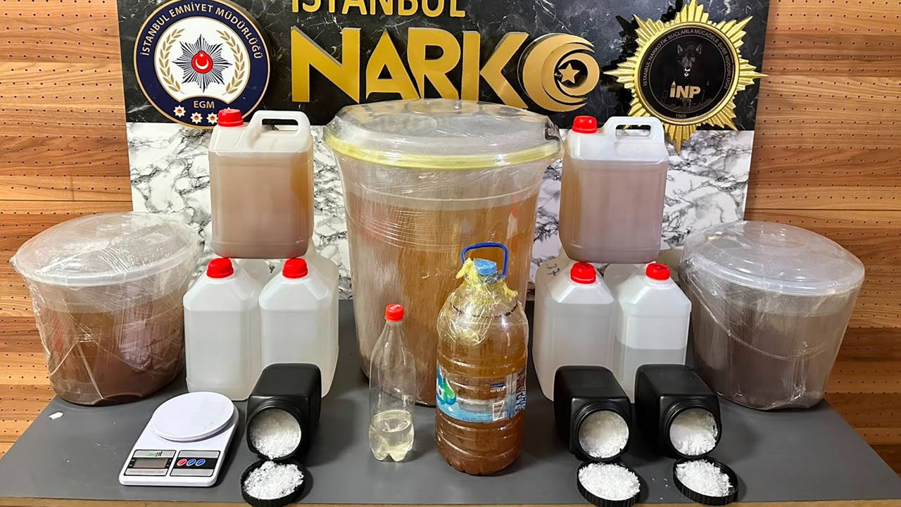 Büyükçekmece'de uyuşturucu operasyonu: 81 kilogram metamfetamin ele geçirildi