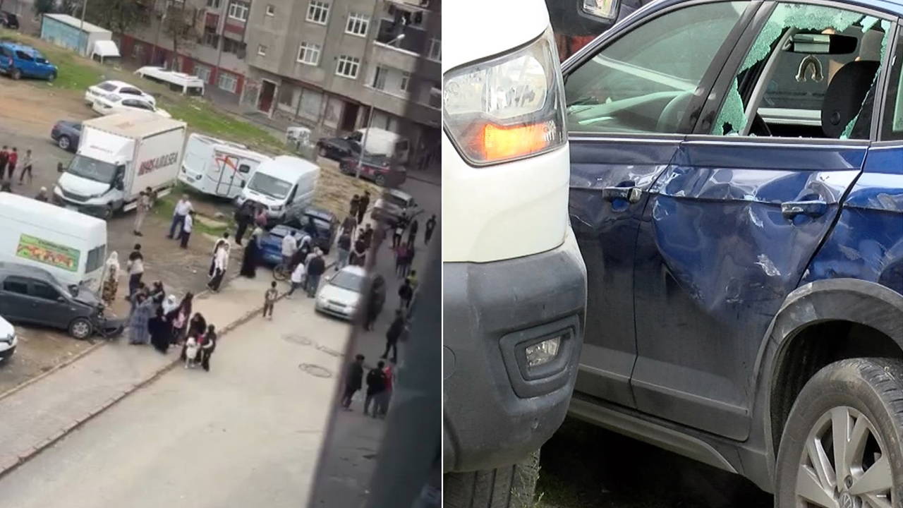 Şoför el frenini çekmeyi unuttu: Minibüs kayarak 6 araca çarptı