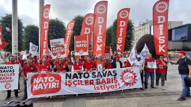 DİSK'ten NATO Zirvesi protestosu: 