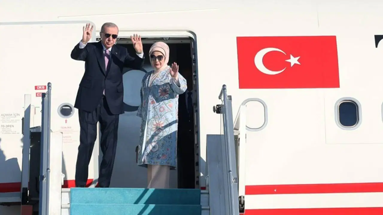 Erdoğan özel uçak 'TUR' ile Macaristan'a gitti