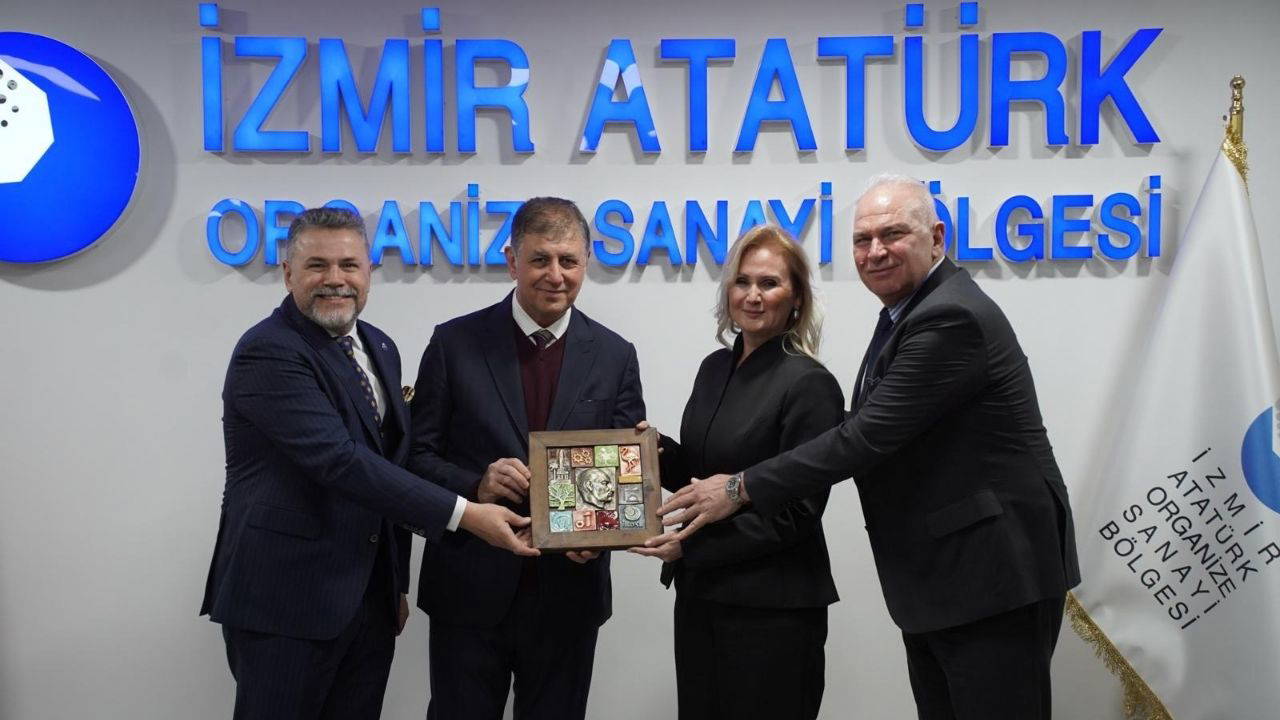 Cemil Tugay ve Çağatay Güç’ten İAOSB’ye ziyaret