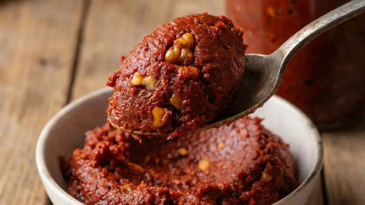 Sakarya sofralarının baharatlı imzası: Cevizli acuka tarifi