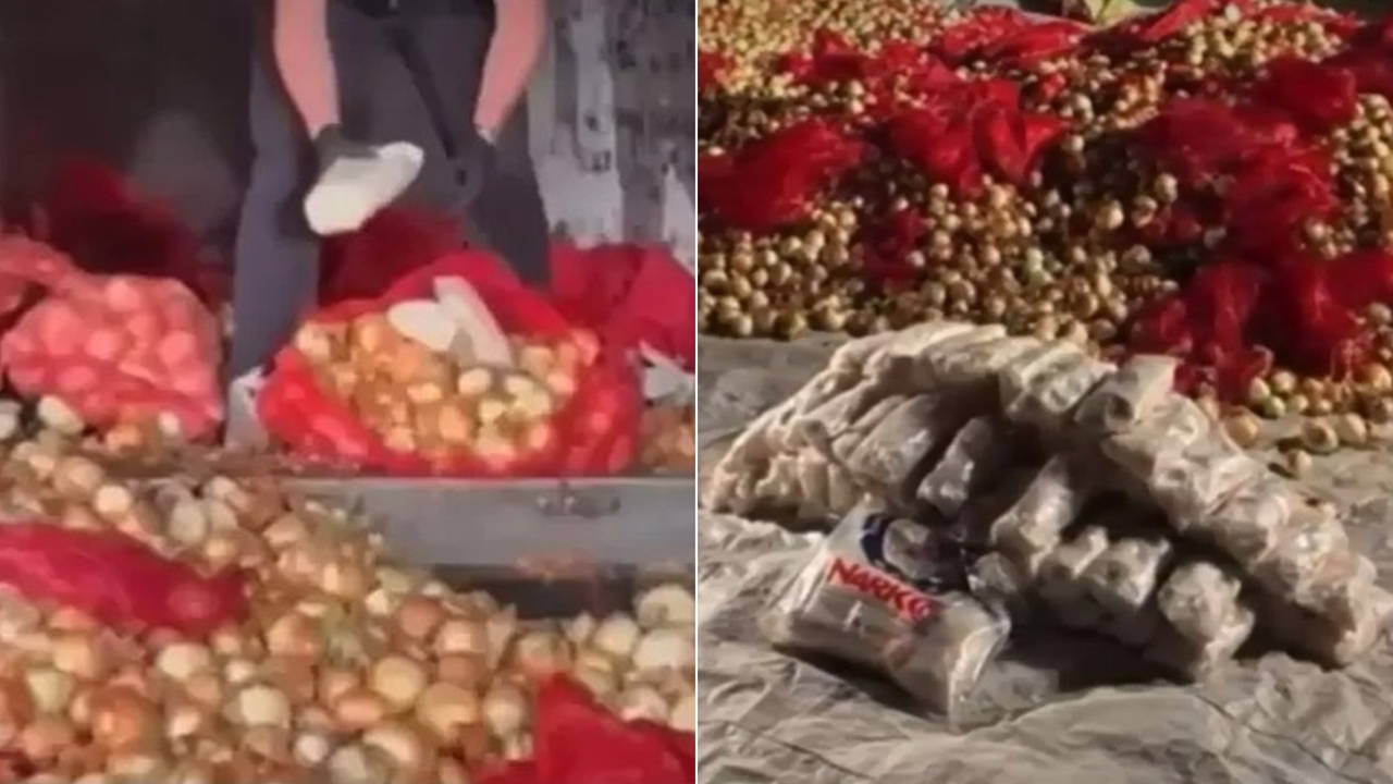 Ankara'da soğan torbaları içinden 150 kilo uyuşturucu ele geçirildi