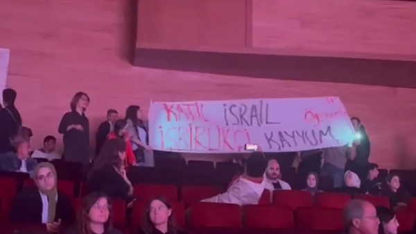 ODTÜ'de 'İsrail' protestosu: Kayyum rektör Yozgatlıgil 'Gazze' dersi anlatmaya kalkınca...