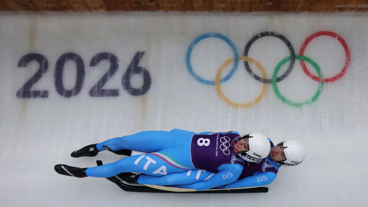 İtalyanlar kızak çift kadınlar kategorisinde altın madalyayı kaptı!