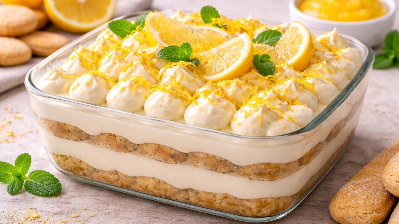 İftar sofralarına ferah bir dokunuş: Limonlu tiramisu tarifi