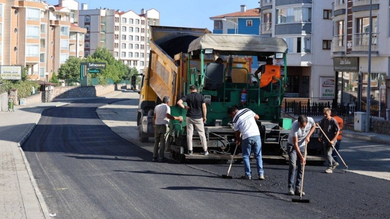 Safranbolu’da altyapı çalışmasında kullanılacak malzemeleri belediye üretiyor