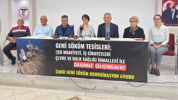 Zehir tesisi için çağrı: Gemi sökümü durdurulmalı