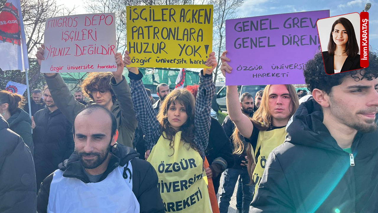 Migros depo işçileri, üçüncü kez patron Özilhan'ın evinin önünde: Onlarca işçi gözaltına alındı!