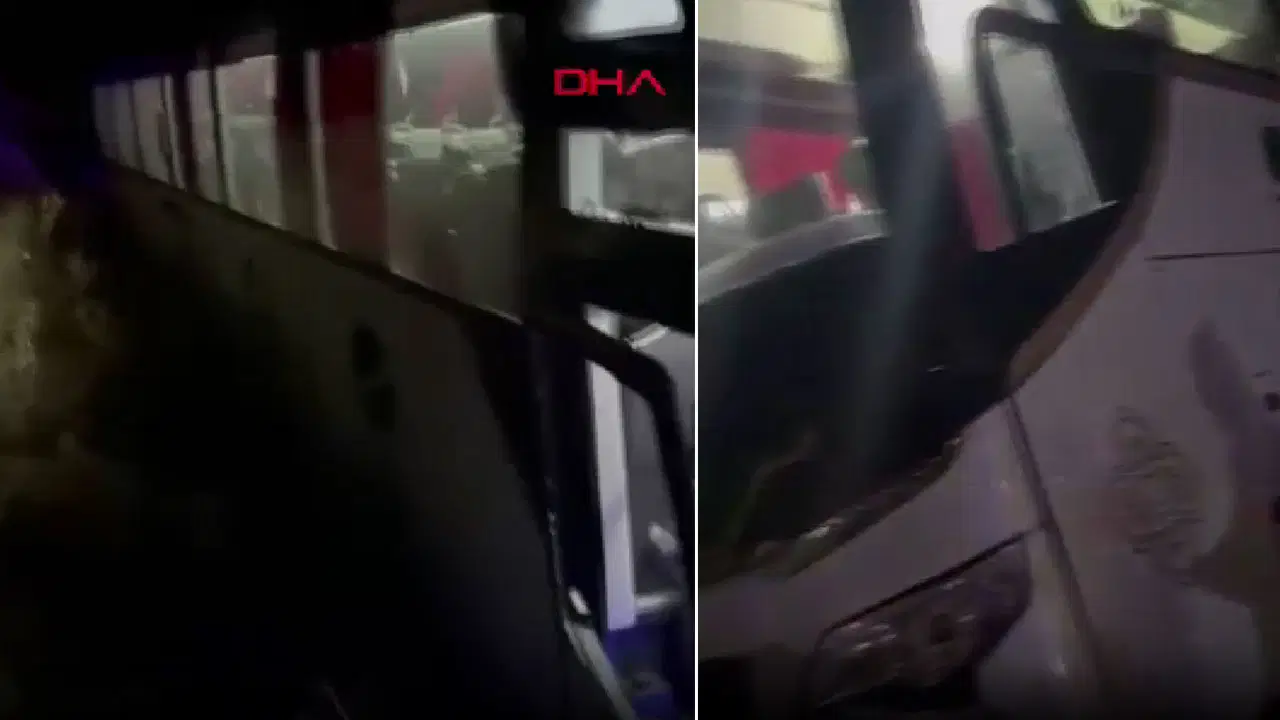 Şoför yediği yemekten zehirlendi, otobüs kaza yaptı: Yaralılar var!