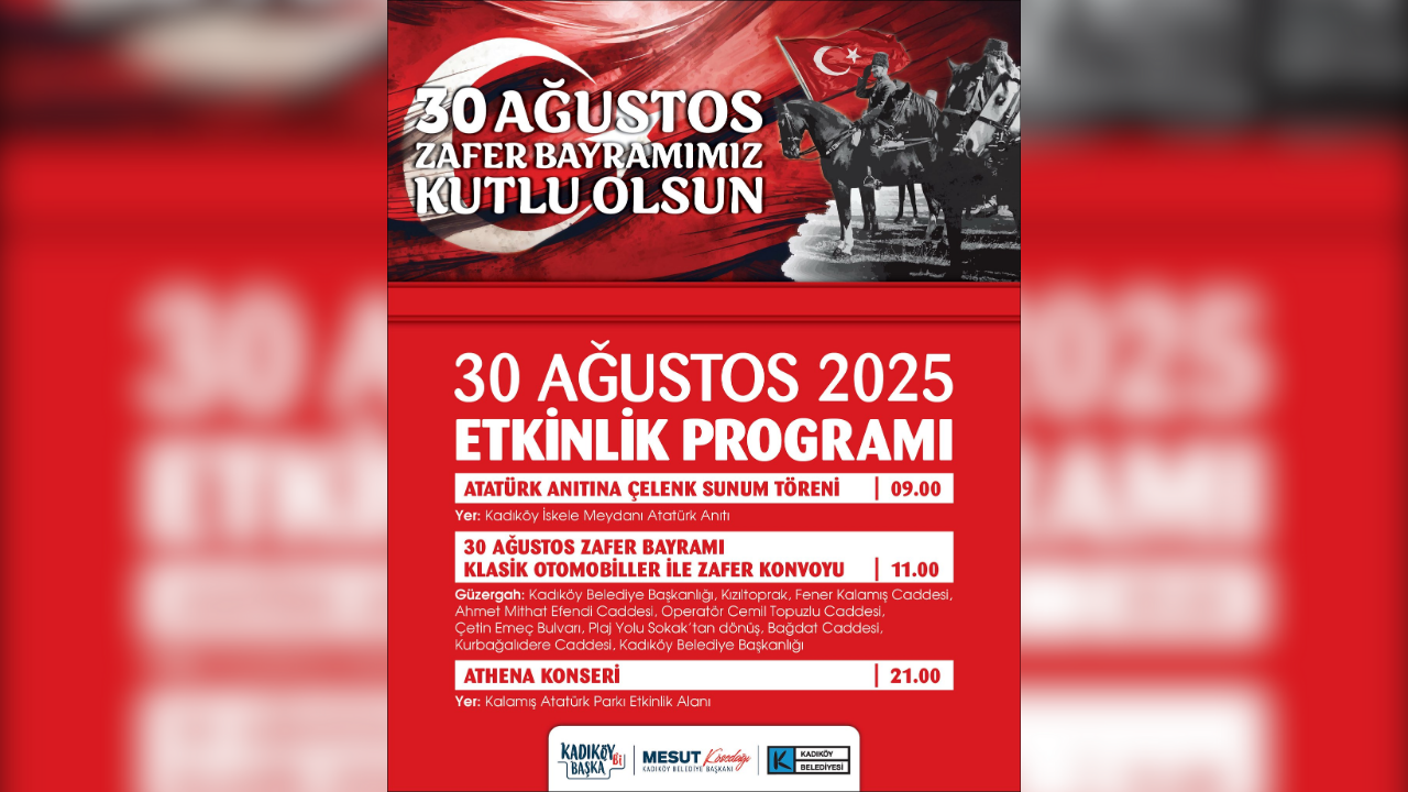30 Ağustos Zafer Bayramı konser takvimi 2025! 30 Ağustos Zafer Bayramı'nda İstanbul'da hangi ilçede, kimin konseri var?