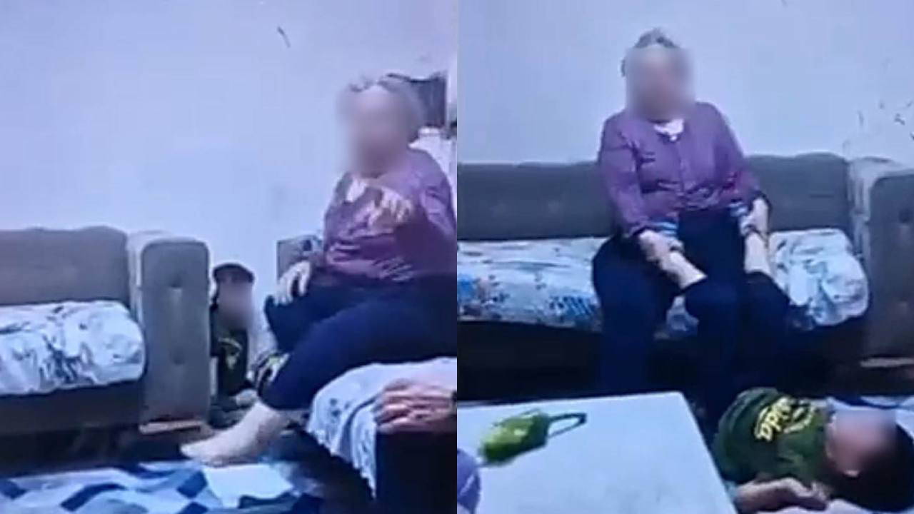 'Babaanne' dehşeti: Şiddet görüntüleri ortaya çıkınca gözaltına alındı!