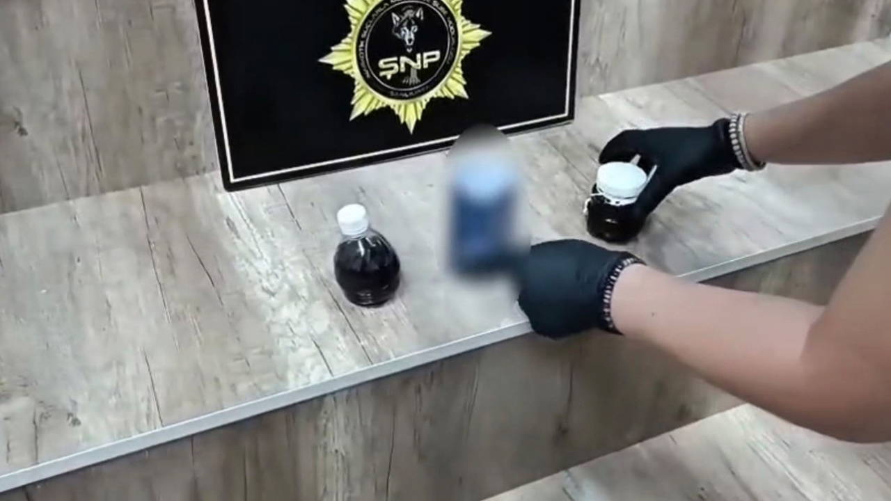 Siverek'te pet şişe düzeneğinde uyuşturucu ele geçirildi: 2 gözaltı