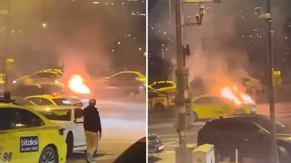 Beyoğlu'nda faciadan dönüldü... Yolcular son anda kurtuldu!