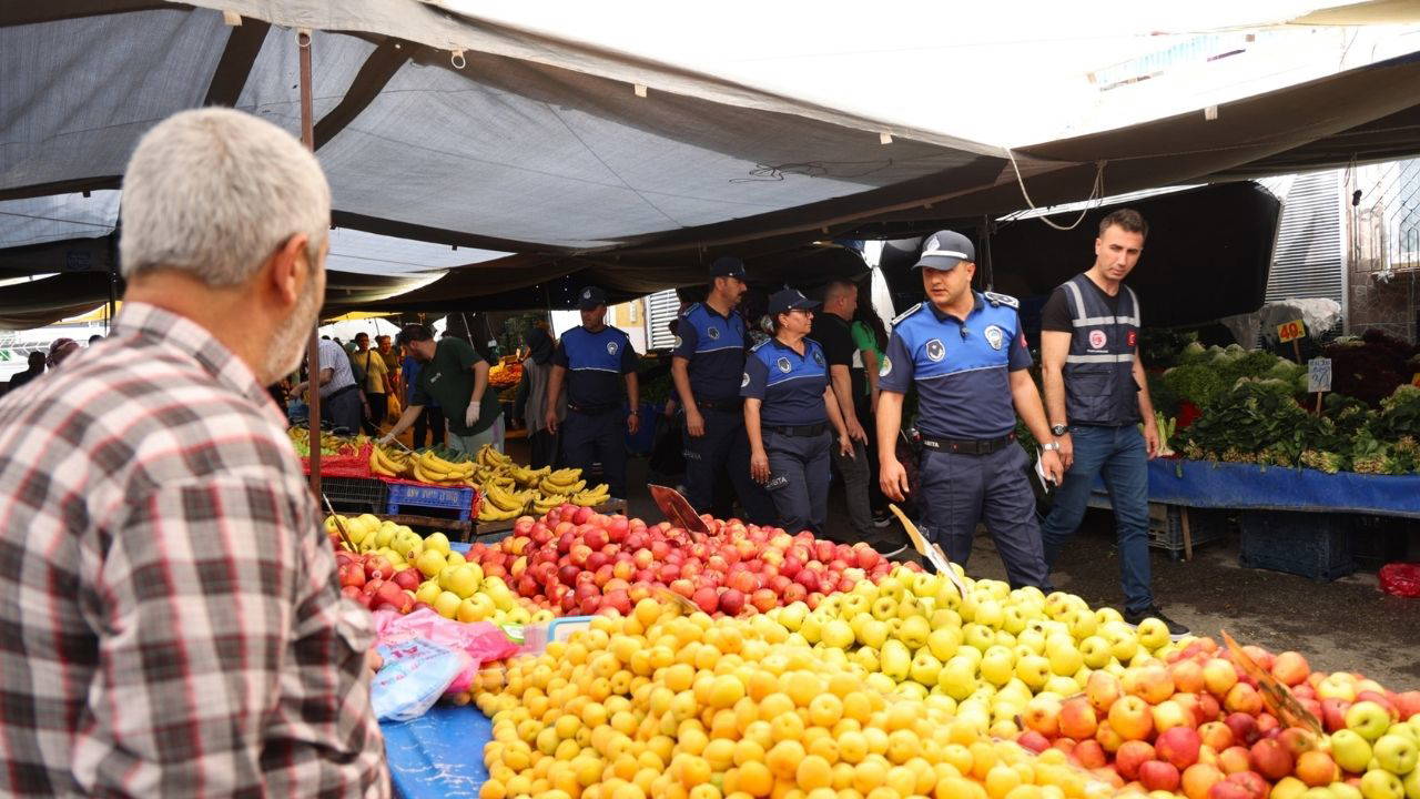 Toroslar’da semt pazarlarında denetim