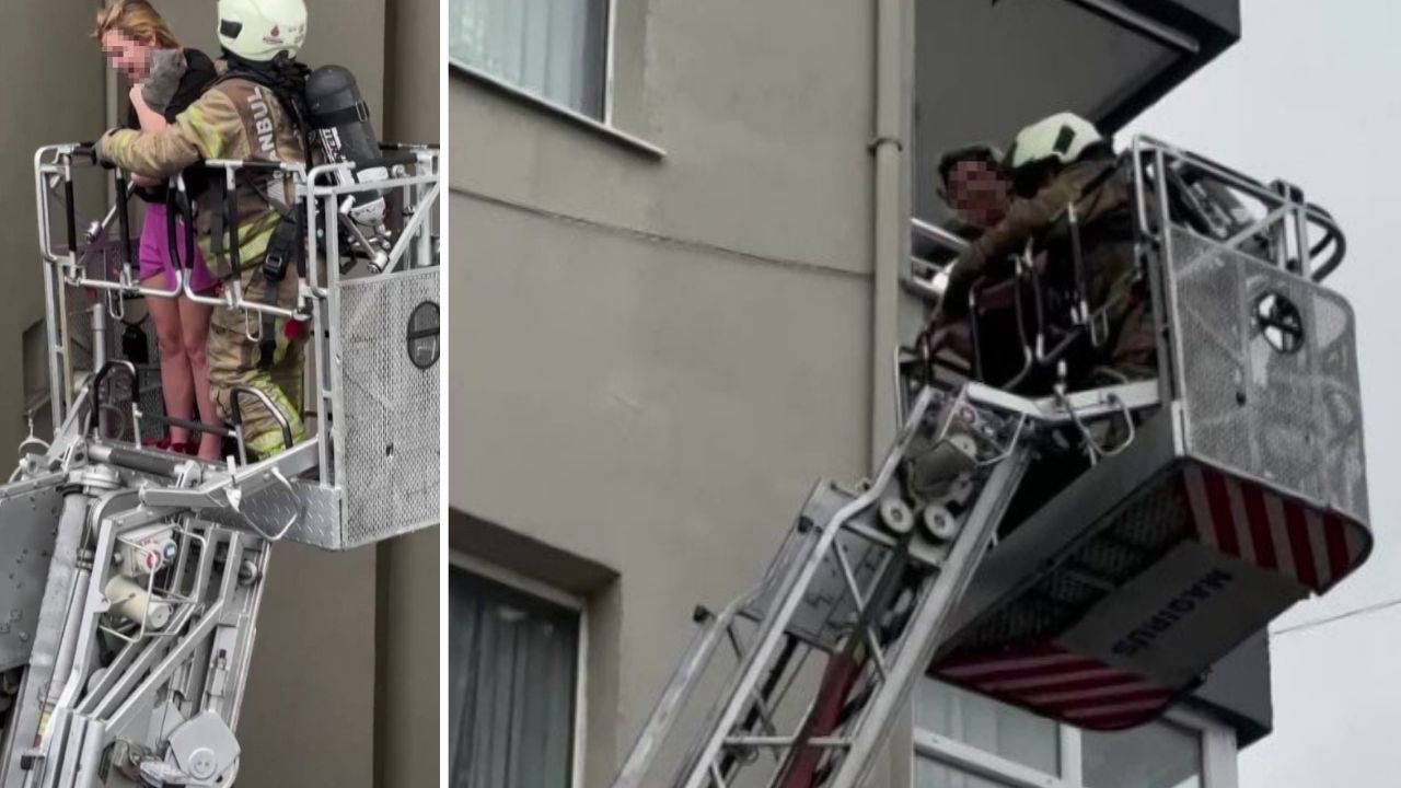 Ümraniye’de 10 katlı binada yangın: 4 kişi mahsur kaldı